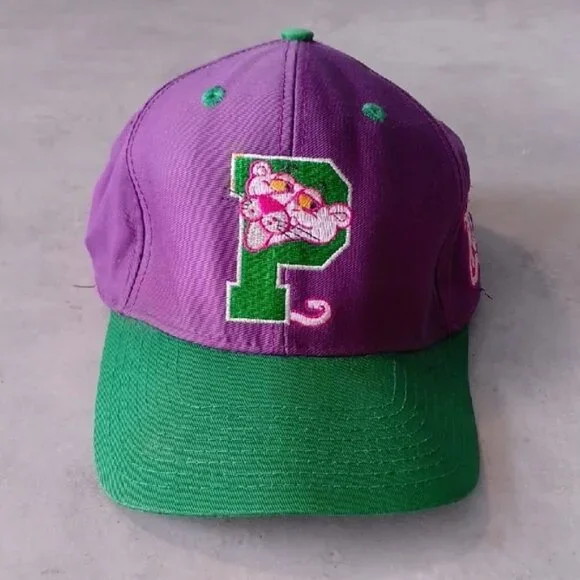 Vintage 1993 Pink Panther Embroidered Snap Back Hat - Picture 3 of 11
